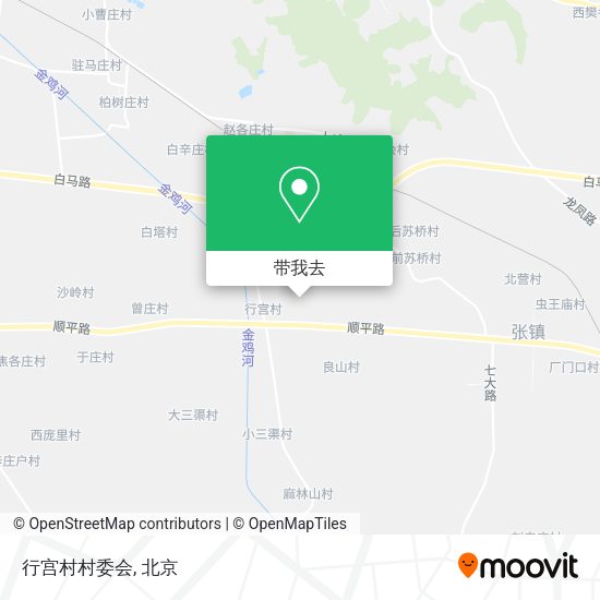 行宫村村委会地图