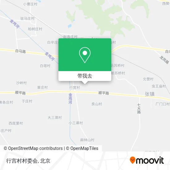 行宫村村委会地图