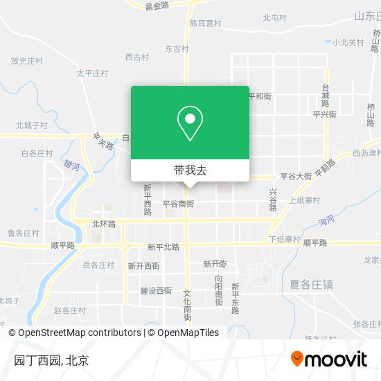 园丁西园地图