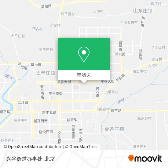 兴谷街道办事处地图