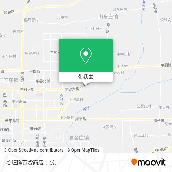谷旺隆百货商店地图