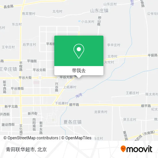 青田联华超市地图