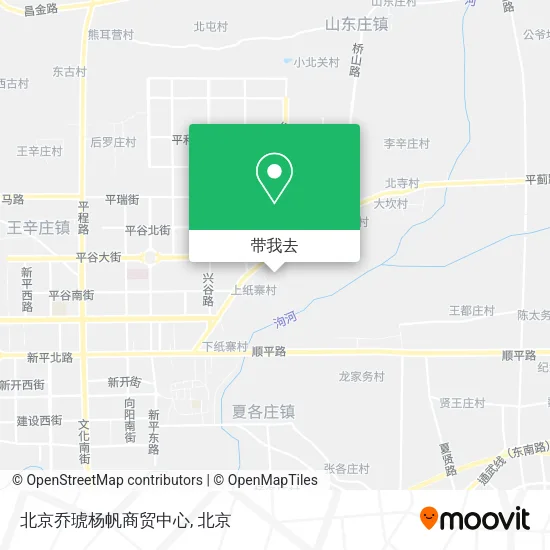 北京乔琥杨帆商贸中心地图