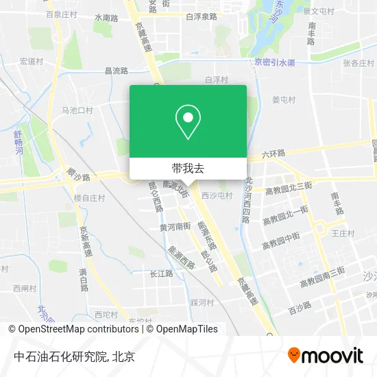 中石油石化研究院地图