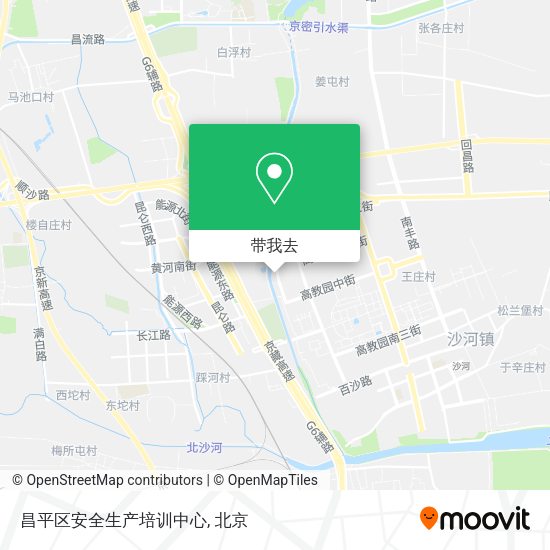 昌平区安全生产培训中心地图