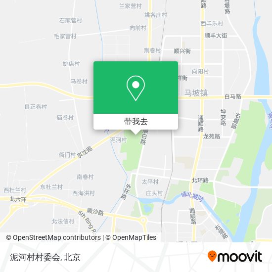 泥河村村委会地图