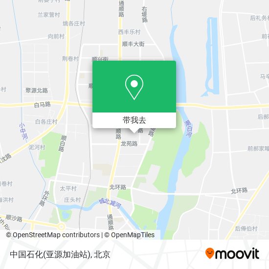 中国石化(亚源加油站)地图