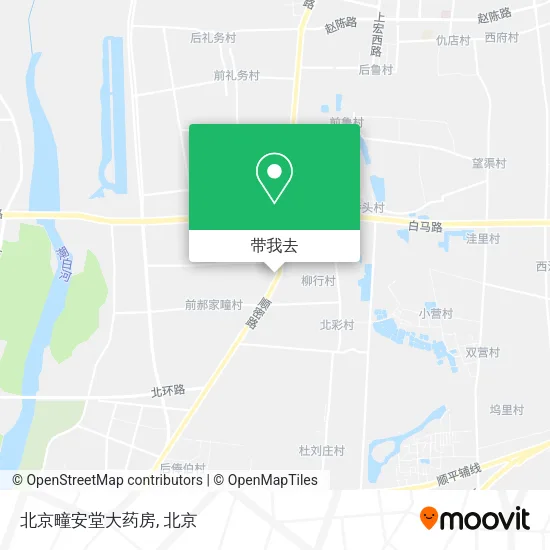 北京疃安堂大药房地图