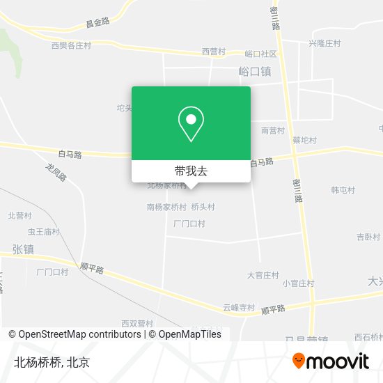 北杨桥桥地图