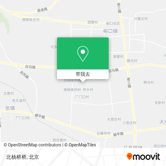北杨桥桥地图