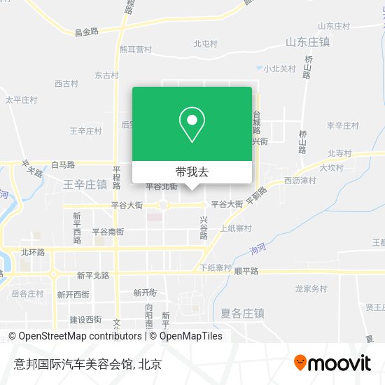 意邦国际汽车美容会馆地图