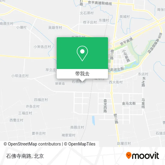 石佛寺南路地图