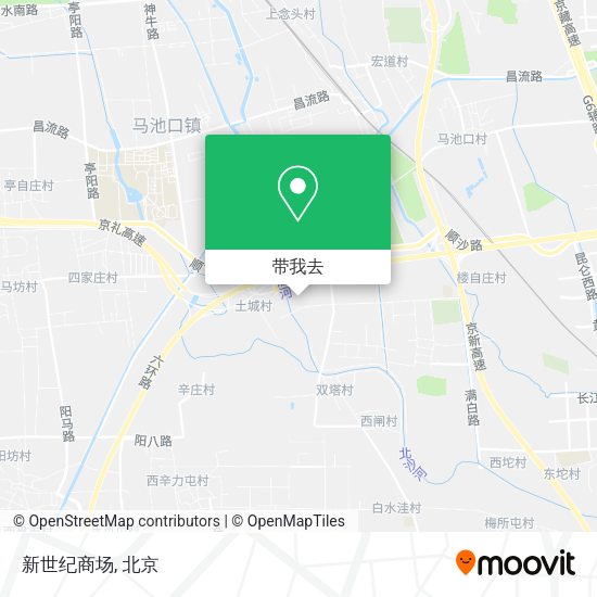 新世纪商场地图