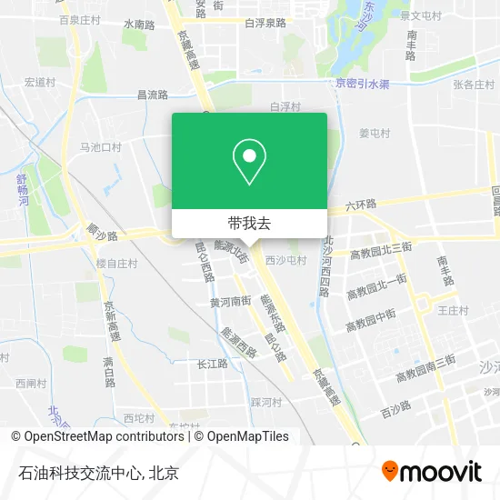 石油科技交流中心地图