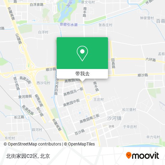北街家园C2区地图