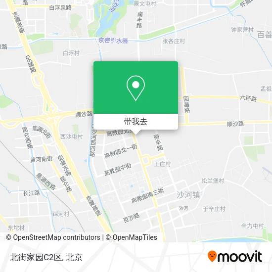 北街家园C2区地图