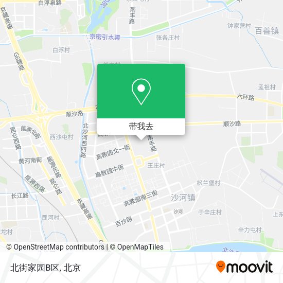 北街家园B区地图