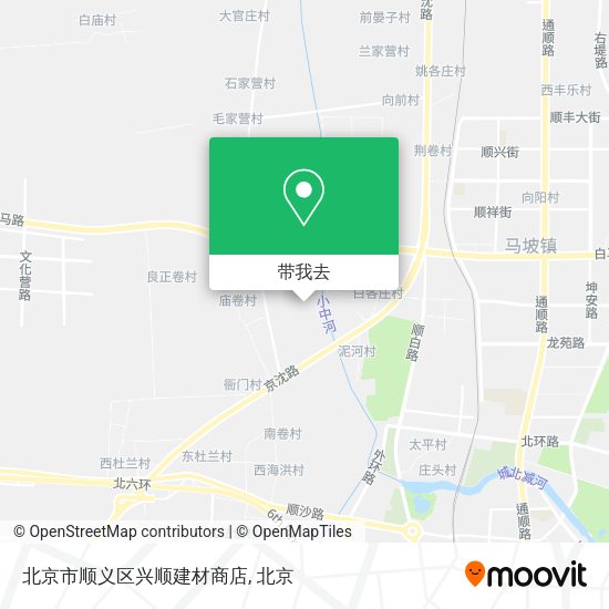 北京市顺义区兴顺建材商店地图