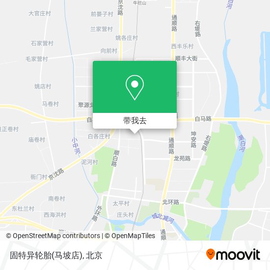 固特异轮胎(马坡店)地图