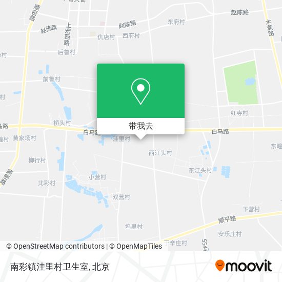 南彩镇洼里村卫生室地图
