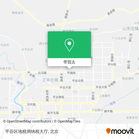 平谷区地税局纳税大厅地图