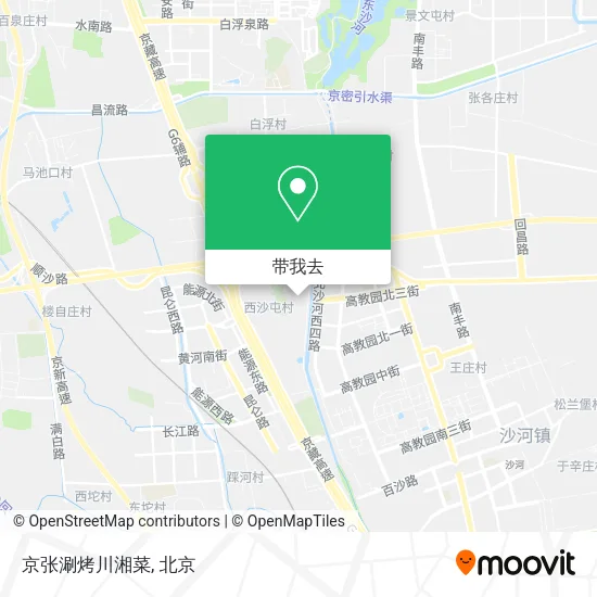 京张涮烤川湘菜地图