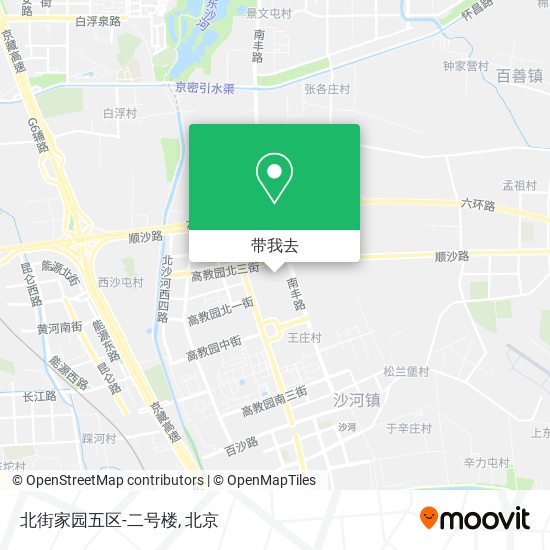 北街家园五区-二号楼地图