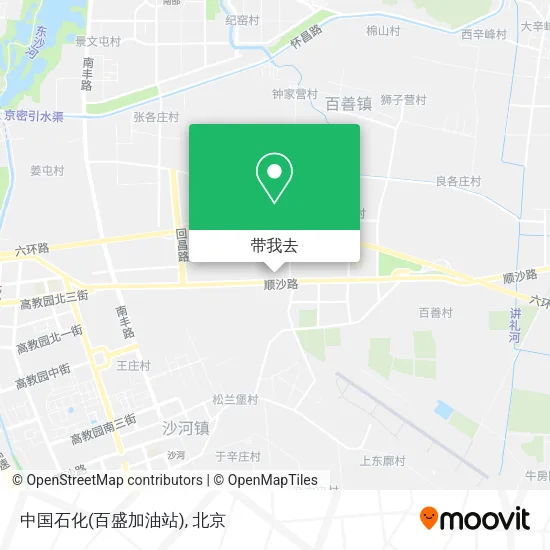 中国石化(百盛加油站)地图