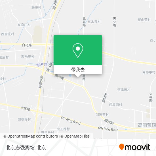 北京志强宾馆地图