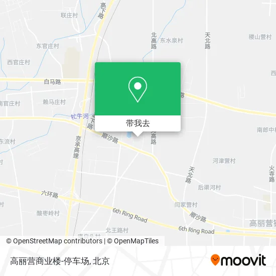 高丽营商业楼-停车场地图