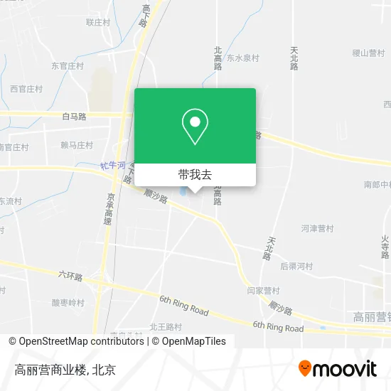 高丽营商业楼地图