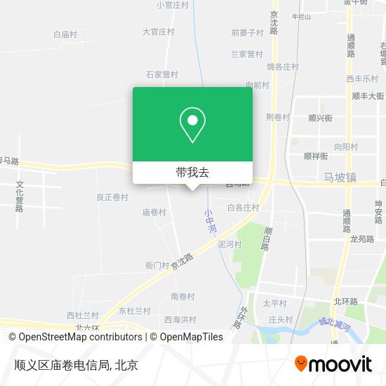 顺义区庙卷电信局地图