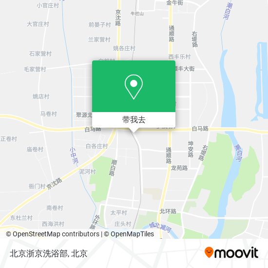北京浙京洗浴部地图