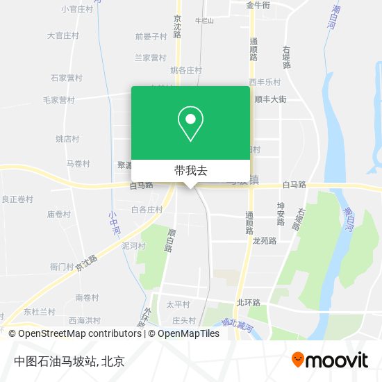 中图石油马坡站地图