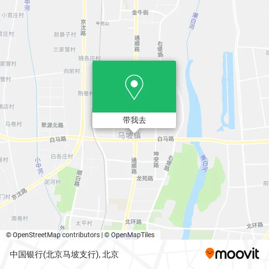 中国银行(北京马坡支行)地图