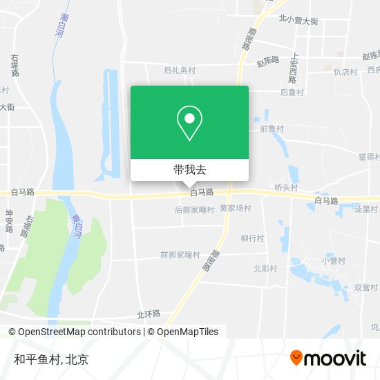 和平鱼村地图
