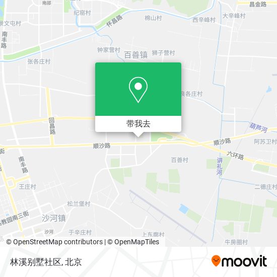 林溪别墅社区地图