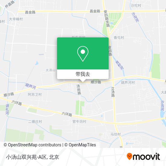 小汤山双兴苑-A区地图