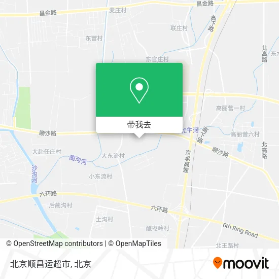 北京顺昌运超市地图