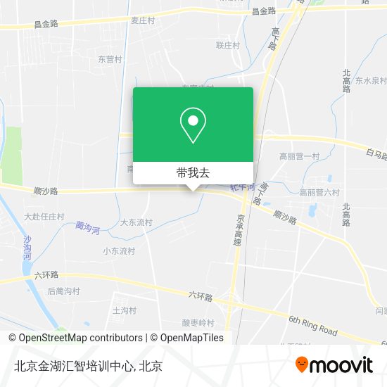 北京金湖汇智培训中心地图