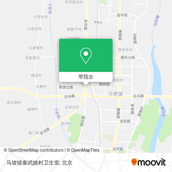 马坡镇秦武姚村卫生室地图