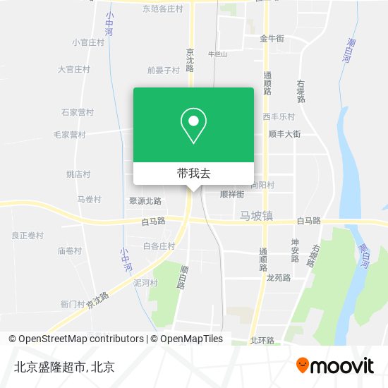 北京盛隆超市地图