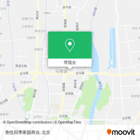 香悦四季家园商业地图