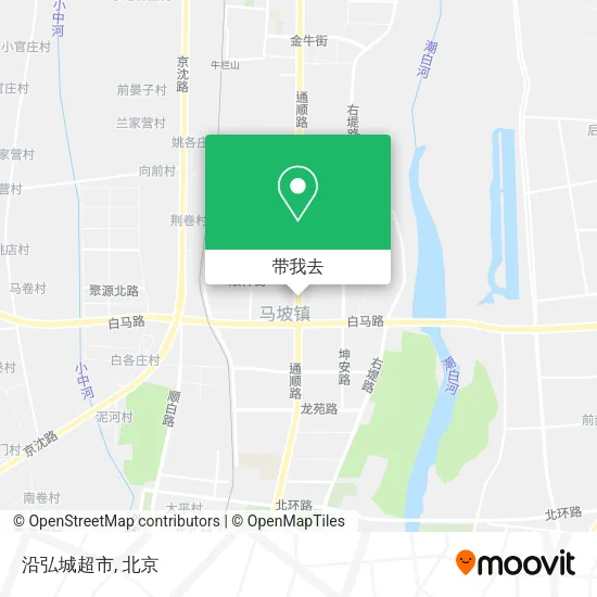沿弘城超市地图