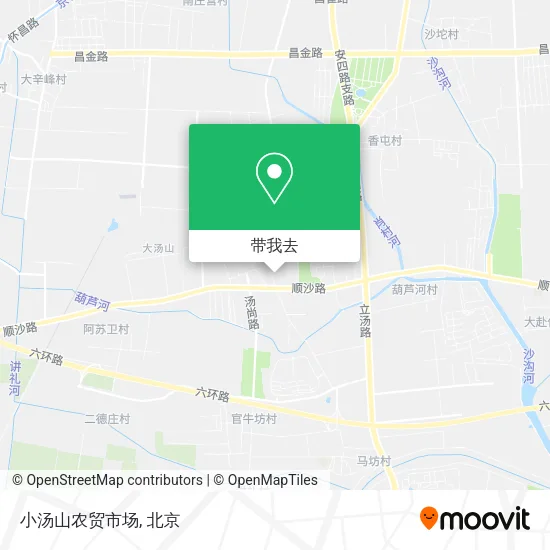 小汤山农贸市场地图