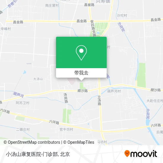 小汤山康复医院-门诊部地图