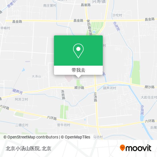 北京小汤山医院地图