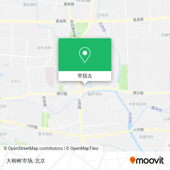 大柳树市场地图