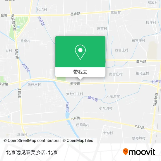北京远见泰美乡居地图
