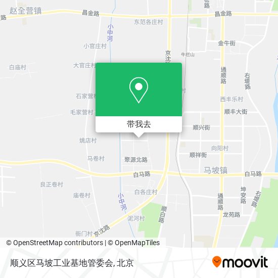 顺义区马坡工业基地管委会地图